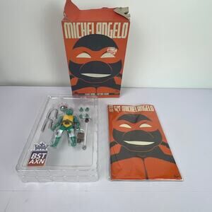 Teenage Mutant Ninja Turtles BST AXN Best of Michelangelo Figure Damaged Box